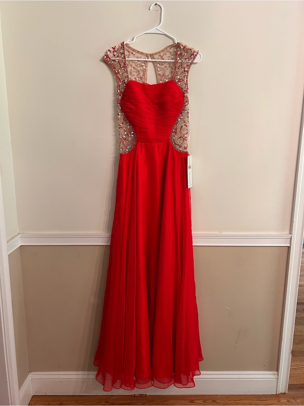 Rachel Allan Beaded Gown